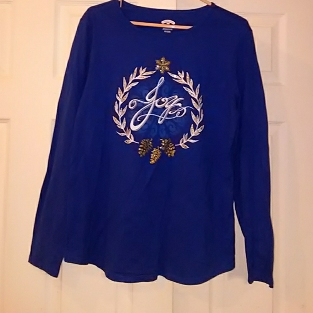 Women's Royal Blue Holiday Tee